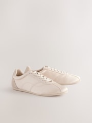 Oyster Forever Comfort® Satin Lace Up Trainers - Image 3 of 6