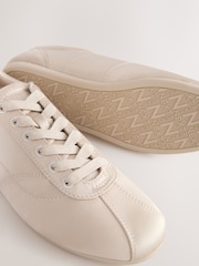 Oyster Forever Comfort® Satin Lace Up Trainers - Image 4 of 6