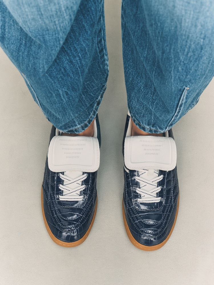 Efeito Crocs Azul Marinho - Tênis Forever Comfort ® Fold Over com cadarço - Imagem 2 de 10