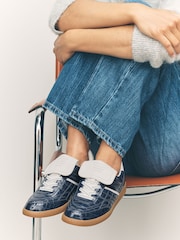 Efeito Crocs Azul Marinho - Tênis Forever Comfort ® Fold Over com cadarço - Imagem 6 de 10