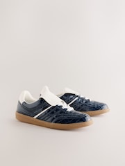Efeito Crocs Azul Marinho - Tênis Forever Comfort ® Fold Over com cadarço - Imagem 7 de 10