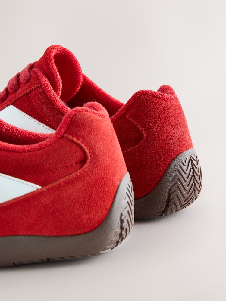 Rot - Forever Comfort® Leather Slimsole Lace-Up Trainers - Bild 9 von 9 Rot - Forever Comfort® Leather Slimsole Lace-Up Trainers - Bild 9 von 9