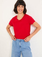 FatFace 2 Pack Colour Block T Shirt - Imagen 6 de 10