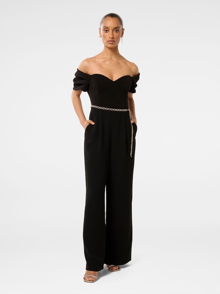 Forever New Petite Lea Off Shoulder Jumpsuit - Imagen 1 de 5