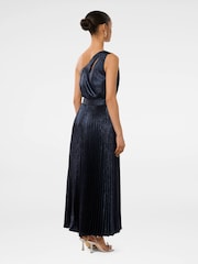 Forever New Blue Jayla Petite Metallic Maxi Dress - Image 2 of 4