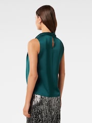 Forever New Green Issa High Neck Top - Image 2 of 5