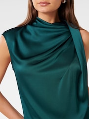 Forever New Green Issa High Neck Top - Image 5 of 5