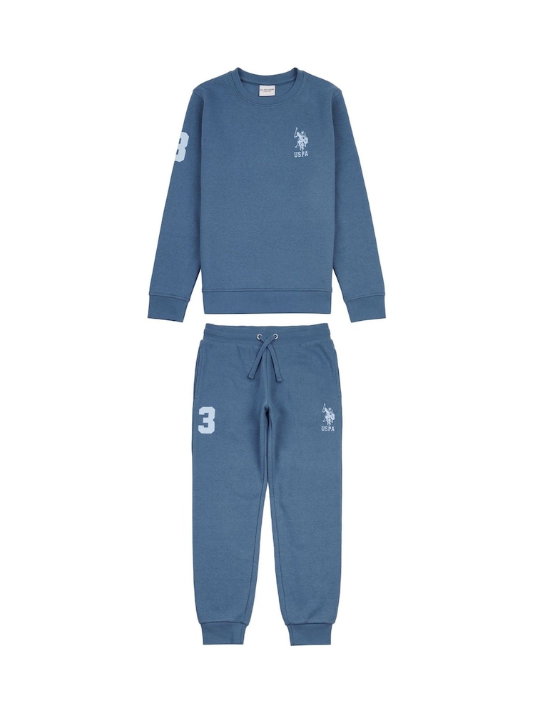 U.S. Polo Assn. Boys Player 3 Sweatshirt and Joggers Set - Imagem 1 de 6