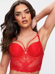 Ann Summers Sweet Surrender Lace & Mesh Padded Corset - Image 2 of 5
