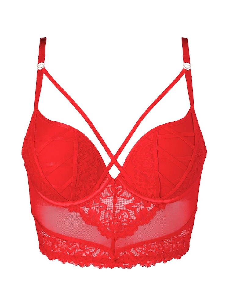 Ann Summers Sweet Surrender Lace & Mesh Padded Corset - Image 5 of 5