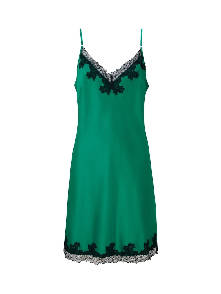 Ann Summers Green Sorella Satin Chemise Slip Nightie - Image 5 of 5