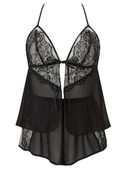 Ensemble cami Ann Summers Enchanting en mousseline et maille - Image 6 de 6