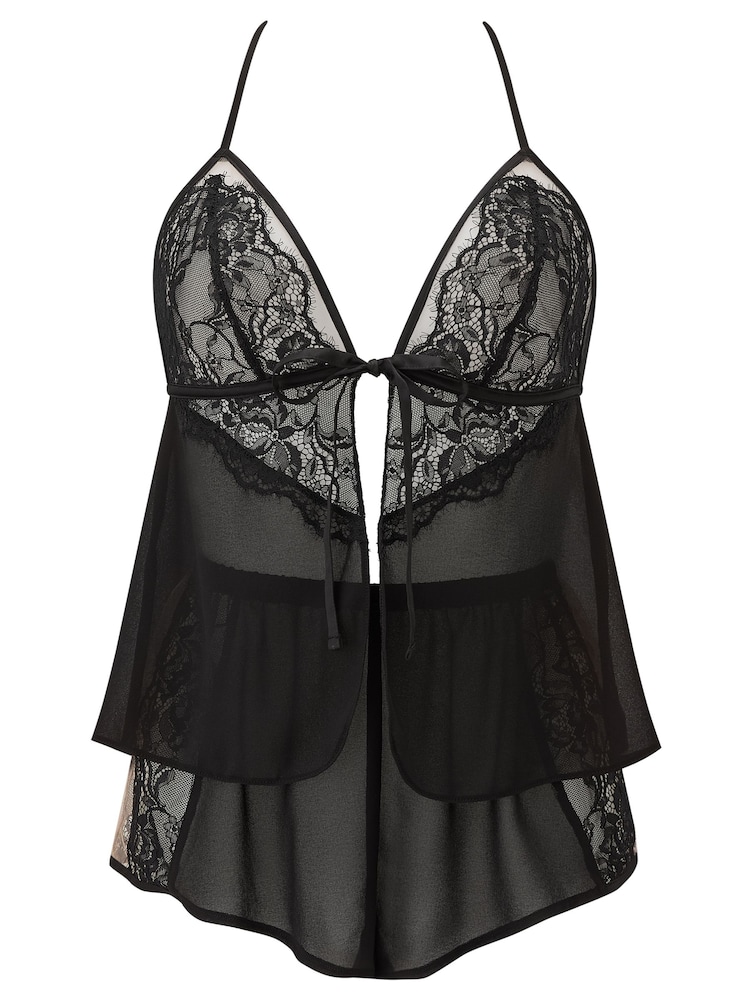 Ensemble cami Ann Summers Enchanting en mousseline et maille - Image 6 de 6 Ensemble cami Ann Summers Enchanting en mousseline et maille - Image 6 de 6