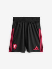 adidas Black Liverpool FC 25/26 Away Shorts - Image 1 of 1