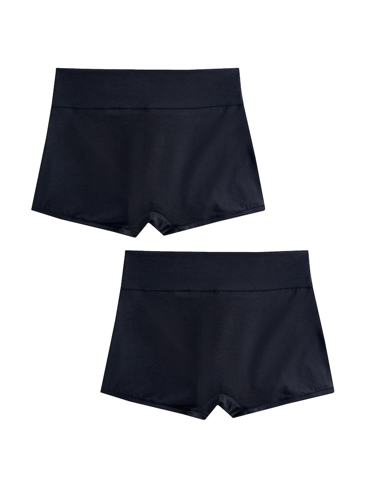 Black Short Ultimate Comfort Knickers 2 Pack - Image 1 of 5