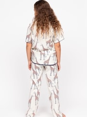 Cyberjammies Cream Minijammies Short Sleeve Pyjamas Set - Image 2 of 4