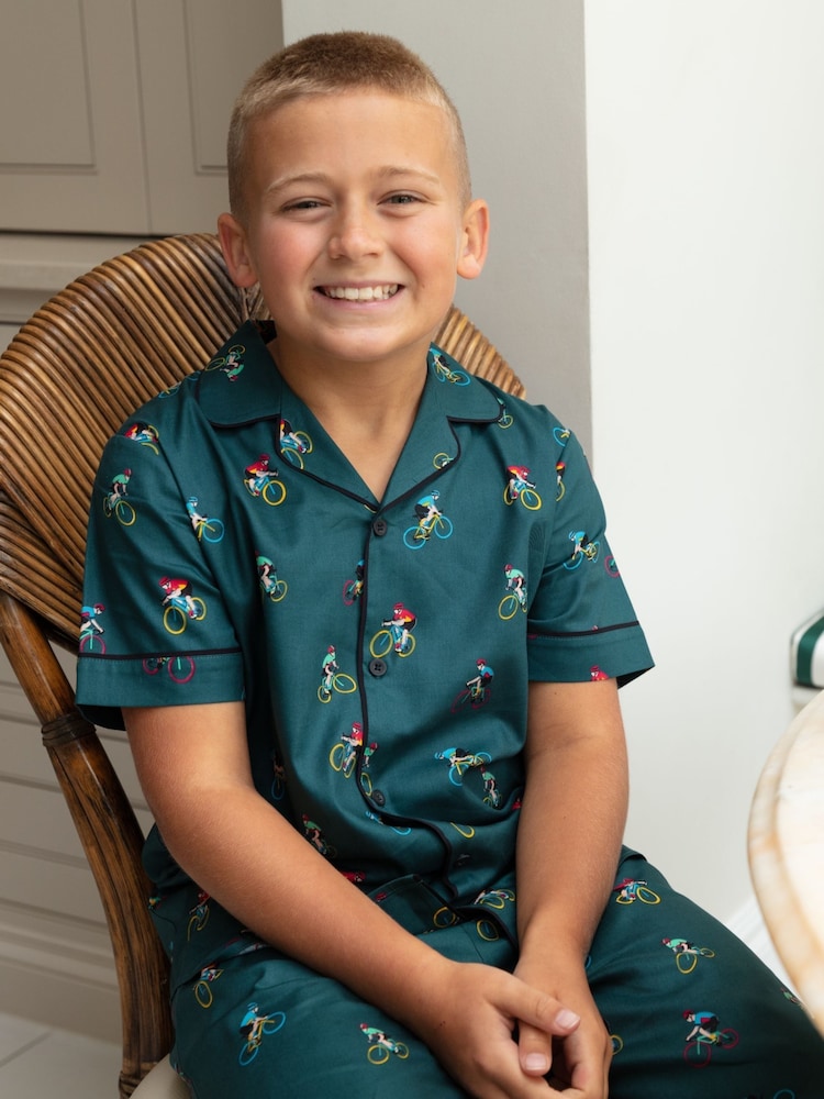 Cyberjammies Green Minijammies Short Sleeve Pyjamas Set - Image 1 of 2