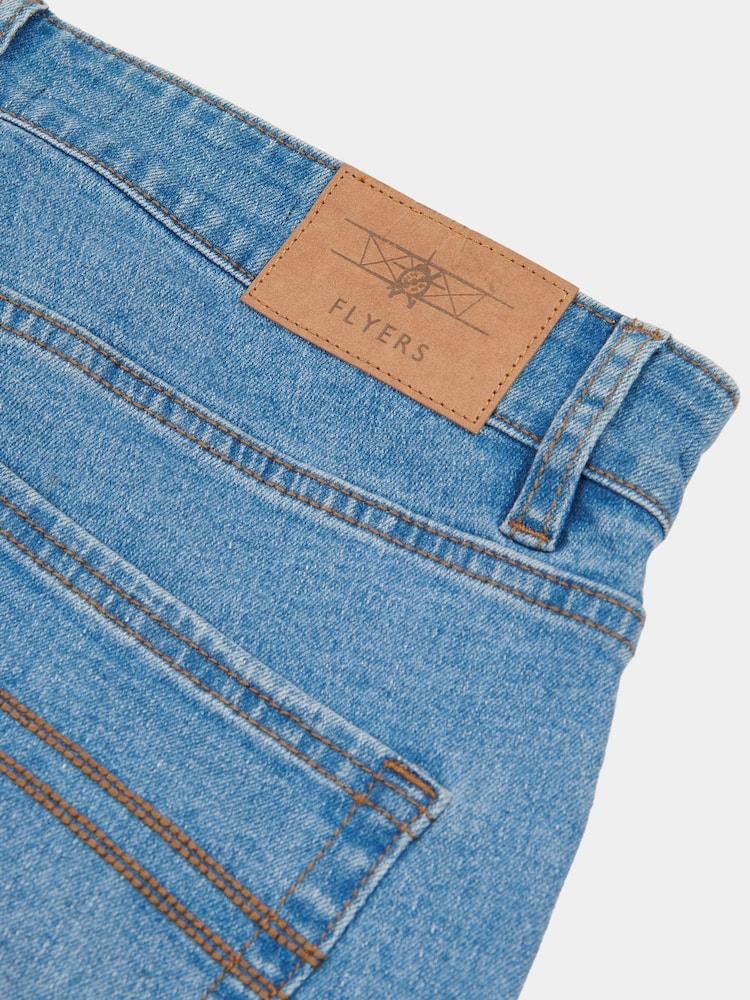 Flyers Mens Straight Fit Jeans - Image 4 of 4