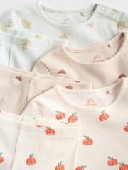 Green/Neutral Autumnal Print Top and Leggings Baby 6 Piece Set (0mths-2yrs) - Image 12 of 18