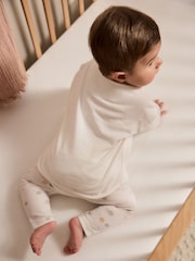 White Delicate Safari - Top and Leggings Baby Set (0mths-2yrs) - Imagen 2 de 3