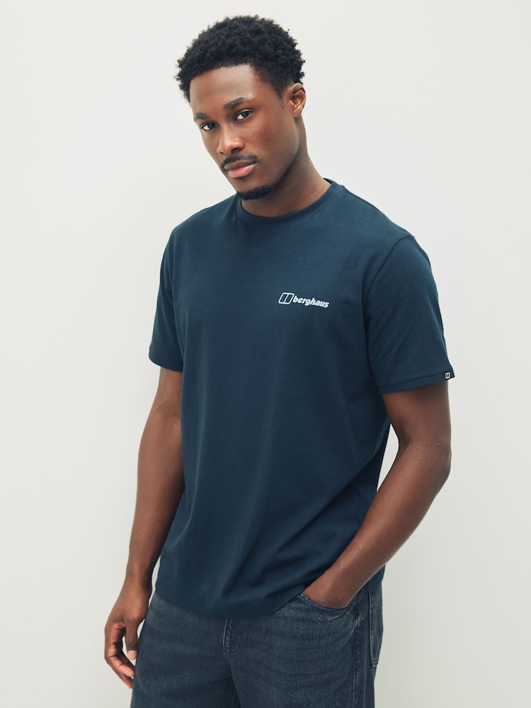 Berghaus Black Coordinates 100% Cotton T-Shirt - Image 1 of 4 Berghaus Black Coordinates 100% Cotton T-Shirt - Image 1 of 4