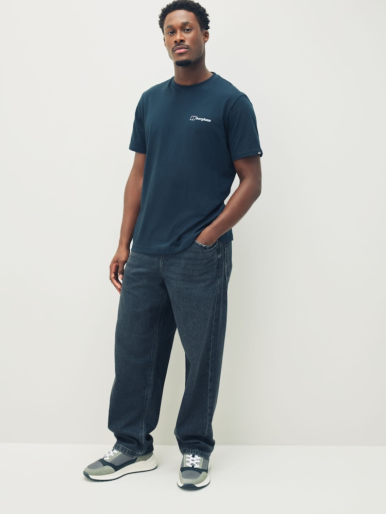 Berghaus Black Coordinates 100% Cotton T-Shirt - Image 2 of 4 Berghaus Black Coordinates 100% Cotton T-Shirt - Image 2 of 4