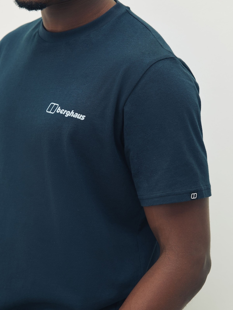 Berghaus Black Coordinates 100% Cotton T-Shirt - Image 4 of 4 Berghaus Black Coordinates 100% Cotton T-Shirt - Image 4 of 4