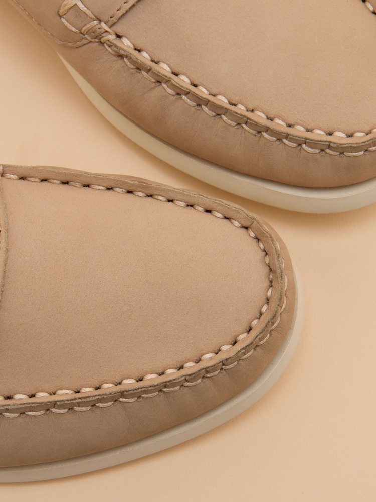 Joules Quay Nubuck Leather Deck Shoes - Slika 6 iz 6