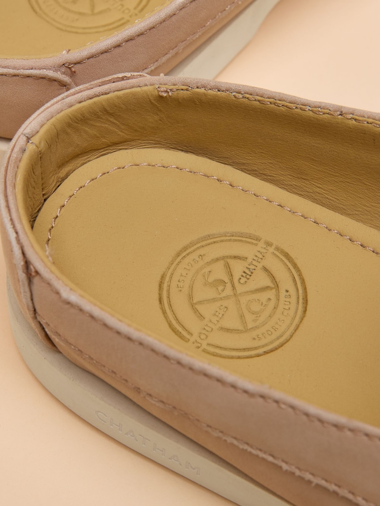 Joules Joules x Chatham Sand Quay Nubuck Leather Deck Shoes - Image 7 of 7
