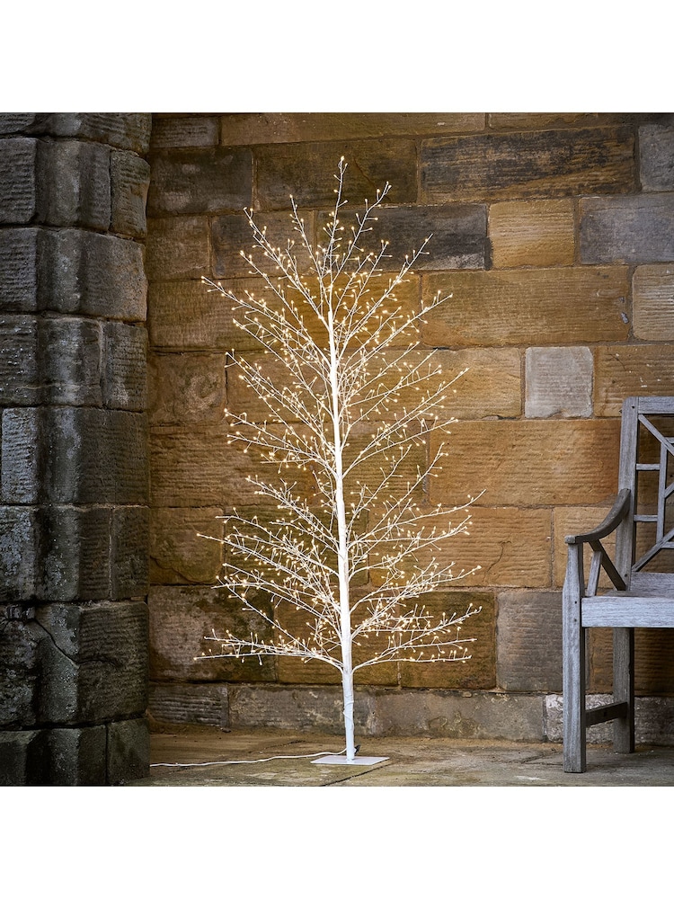 Lights4fun White 5FT Winter LED Christmas Tree - Image 1 of 1