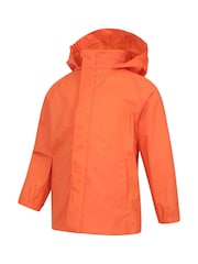 Mountain Warehouse Orange Kids Pakka II Waterproof Jacket - Image 4 of 7