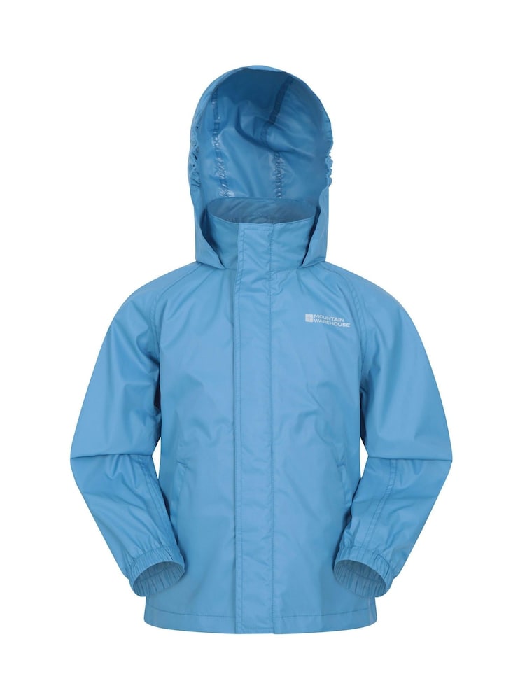 Mountain Warehouse Blue Kids Pakka II Waterproof Jacket - Image 1 of 8