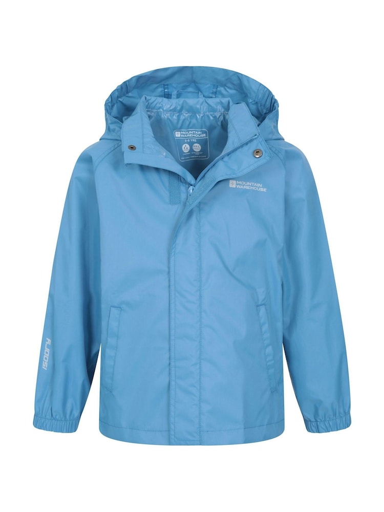 Mountain Warehouse Blue Kids Pakka II Waterproof Jacket - Image 5 of 8