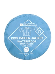 Mountain Warehouse Blue Kids Pakka II Waterproof Jacket - Image 7 of 8
