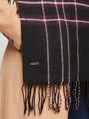 Lipsy Black Super Soft Midweight Printed Scarf - Image 2 of 4