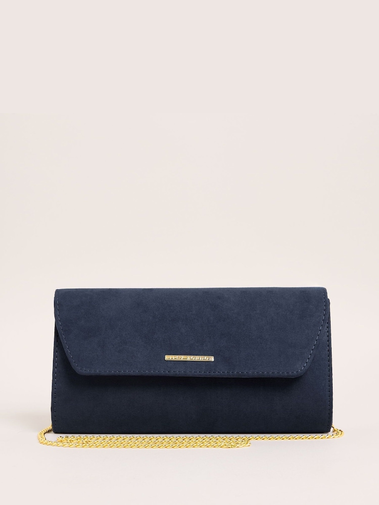 Lipsy Blue Envelope Clutch Occasion Bag - Image 2 of 4
