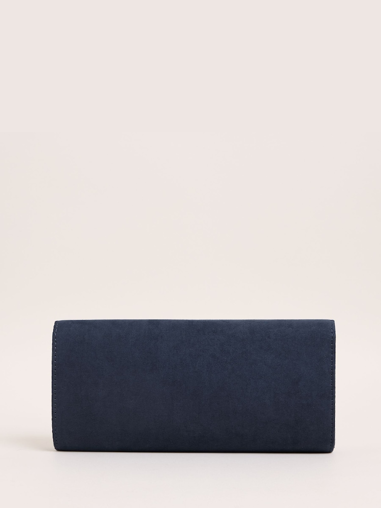 Lipsy Blue Envelope Clutch Occasion Bag - Image 3 of 4