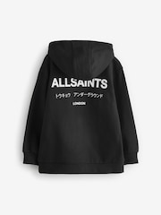 smALLSAINTS Black/Textured Oversized Underground Pullover Hoodie - Image 11 of 11