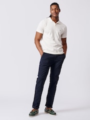 Aubin Marcel Pique 100% Cotton білі сорочки поло - Image 4 of 5