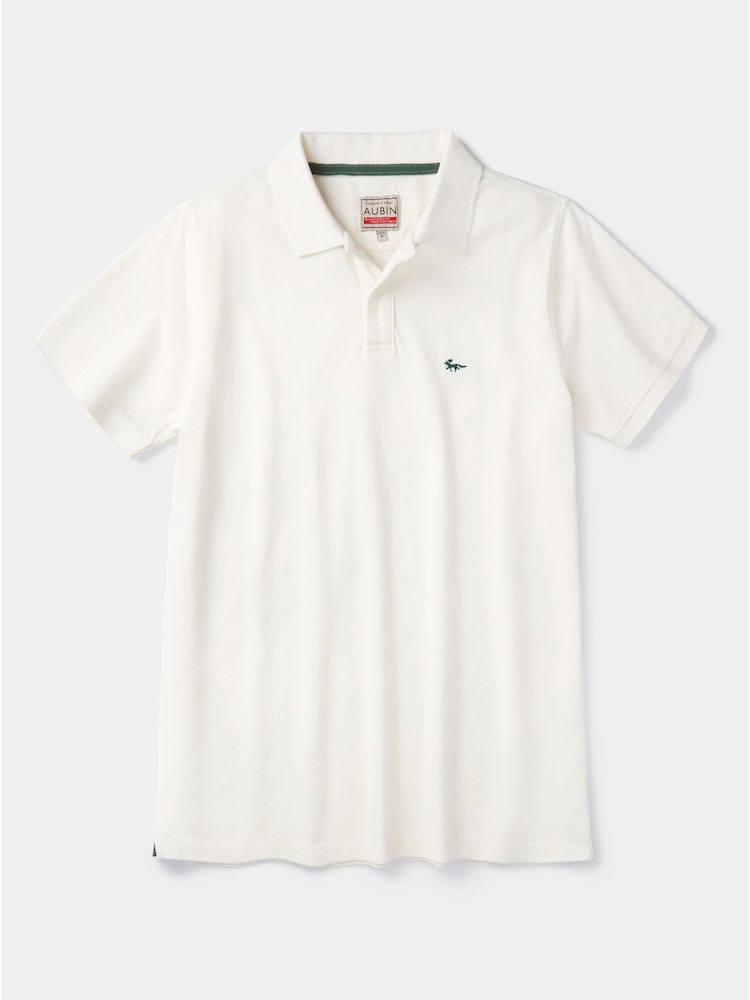 Aubin Marcel Pique 100% Cotton білі сорочки поло - Image 5 of 5