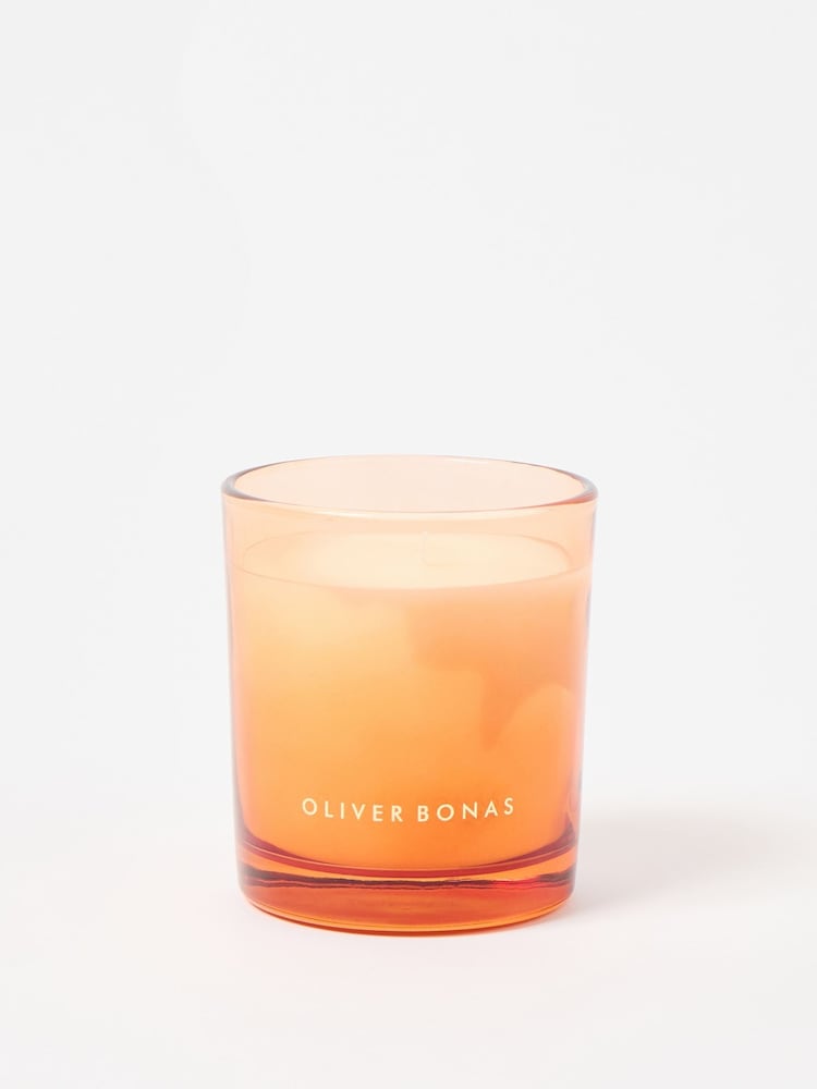 Oliver Bonas Orange Alina White Oud and Saffron Scented Candle - Image 2 of 4