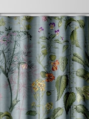Graham & Brown Sky Blue Edulis Made to Measure Curtains - Image 7 of 8