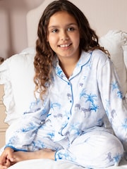 Cyberjammies White Minijammies Printed Jersey Short Sleeve Pyjamas Set - Image 3 of 4