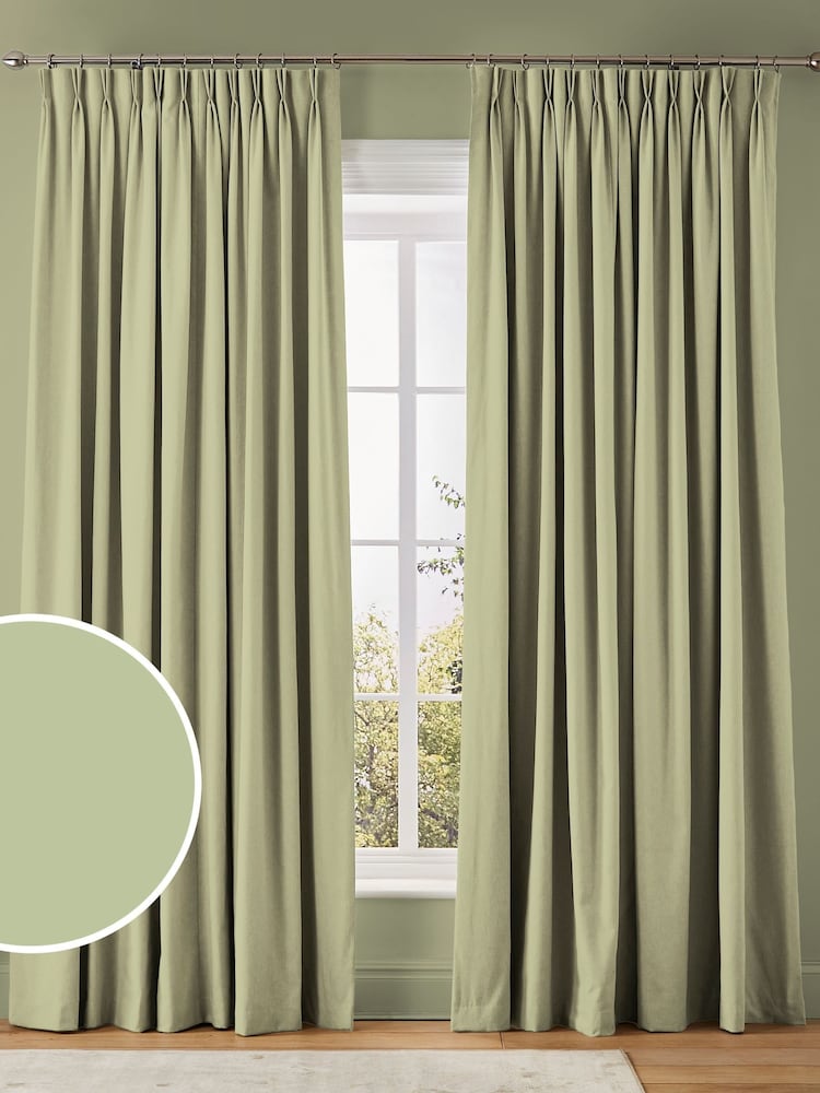 Graham & Brown Green Viridis Made to Measure Curtains - Image 1 of 8