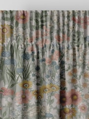 Graham & Brown Sage Green Wallflower Made to Measure Curtains - Image 5 of 8