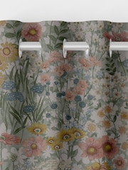 Graham & Brown Sage Green Wallflower Made to Measure Curtains - Image 6 of 8