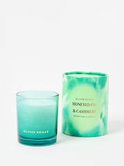Oliver Bonas Green Alina Honeyed Fig and Cashmere Scented Candle - Image 1 of 4