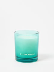 Oliver Bonas Green Alina Honeyed Fig and Cashmere Scented Candle - Image 2 of 4