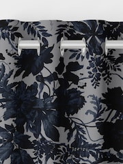 Graham & Brown Ink Blue Enzia Made to Measure Curtains - Image 6 of 8