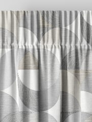 Graham & Brown Natural Taupe Stitch Craze Made to Measure Curtains - Image 5 of 8